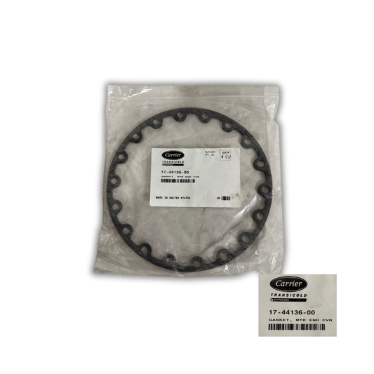 17-44136-00 / Gasket Metal Cover Motor Side Carrier Transicold Compressor 05D, 06D, 06E, 6F, 05G Models