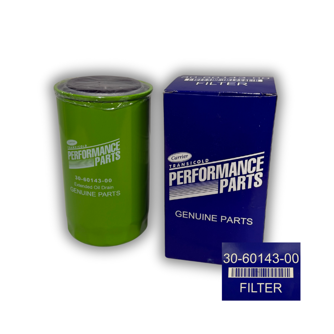 30-60143-00 OIL FILTER 3/4-16 UNF-2B Grönt Carrier