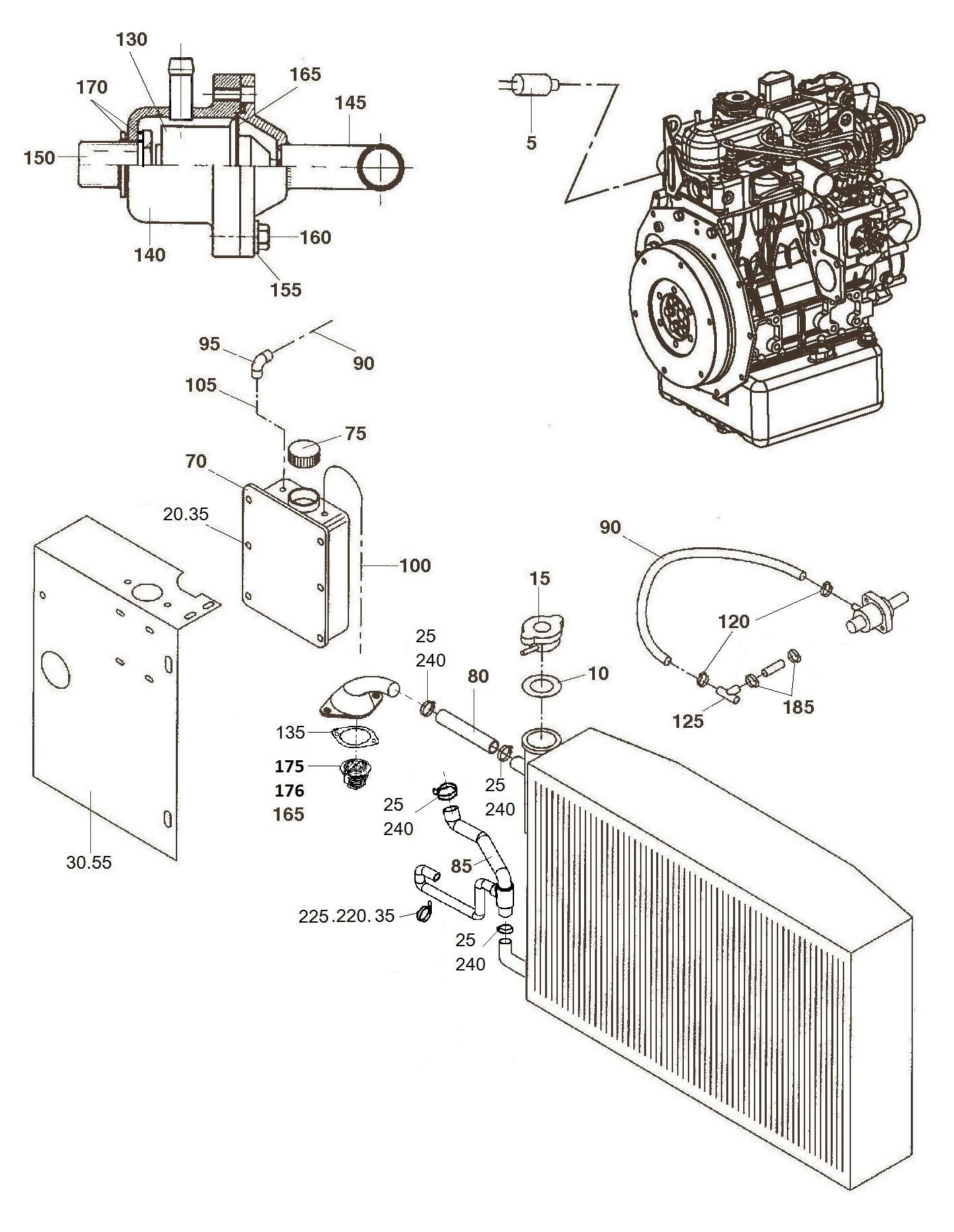 42-60042-00 / GASKET / CAP RADIATOR