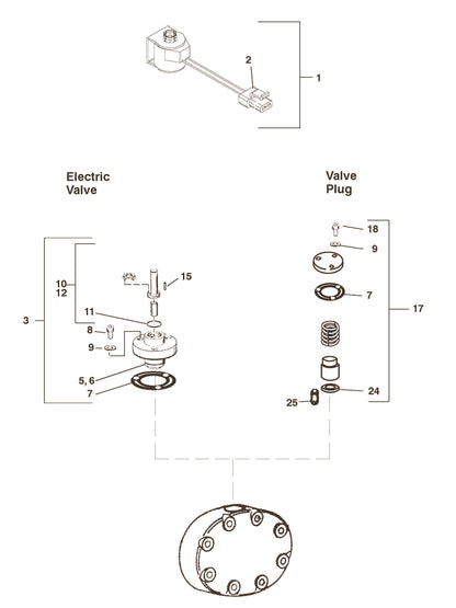 17-40104-07 / Gasket Unloader Valve Carrier 05G Compressor