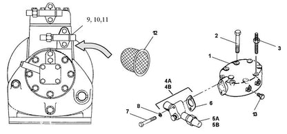 17-21003-00 / GASKET SER VLV Kompressor