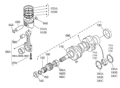 25-15146-00 / METAL CRANKSHAFT