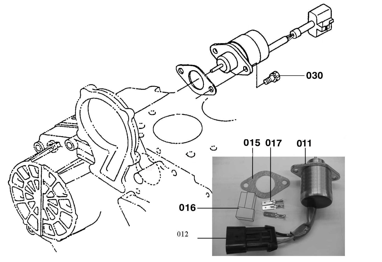 25-15231-00 / GASKET, SOLENOID Carrier