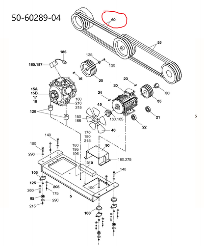 50-60289-04 / 50-60289-54 2st / Rem Carrier Supra 950