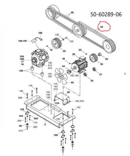 50-60289-06 / 50-60289-56 2st / Rem Carrier Supra 950
